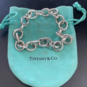 Authentic Tiffany & Co oval link bracelet